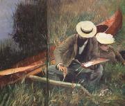 John Singer Sargent Paul Helleu Sketching with his Wife (mk18) china oil painting artist